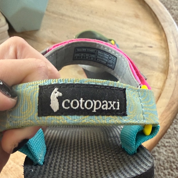 Teva Multicolor Cotopaxi Neon Women's Sandals - Picture 2 of 5